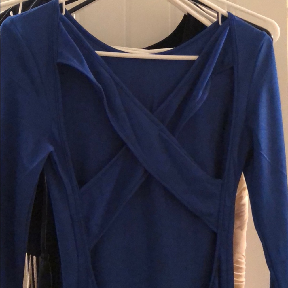 Blue gown White gown